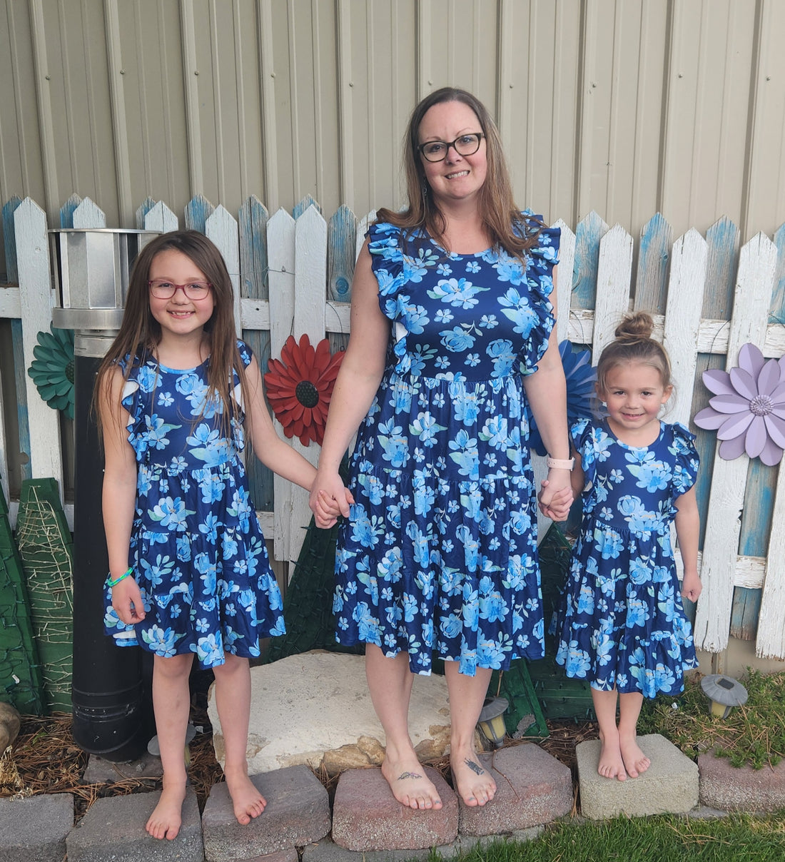 Graceful Gardenia Mom Dress