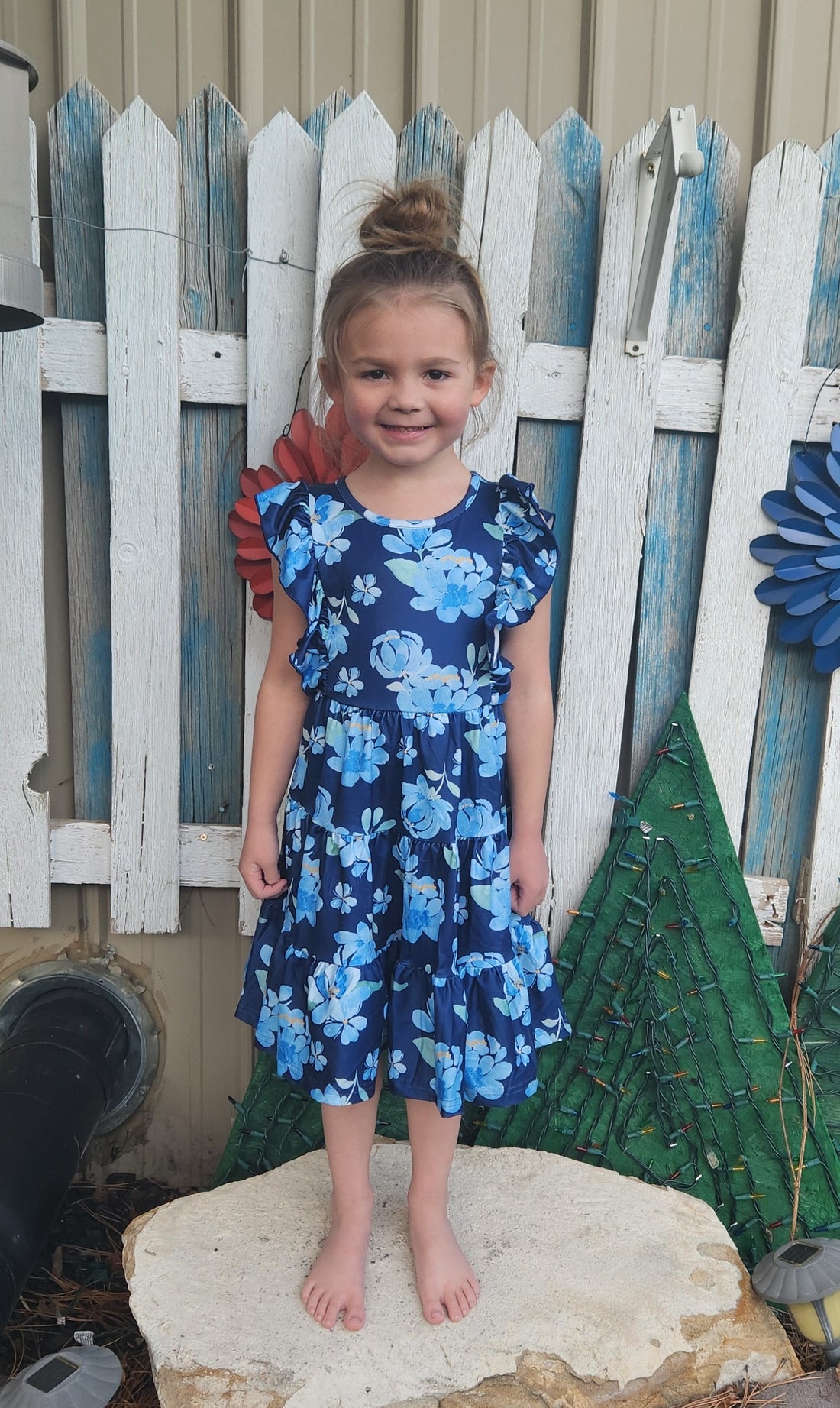 Graceful Gardenia Girl Dress